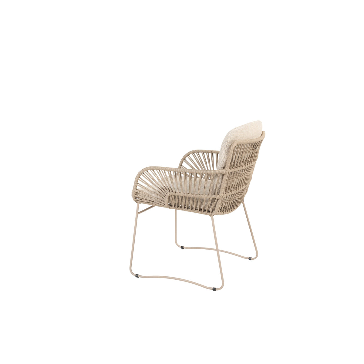 MURCIA DINING CHAIR | LATTE WITH 2 CUSHIONS
