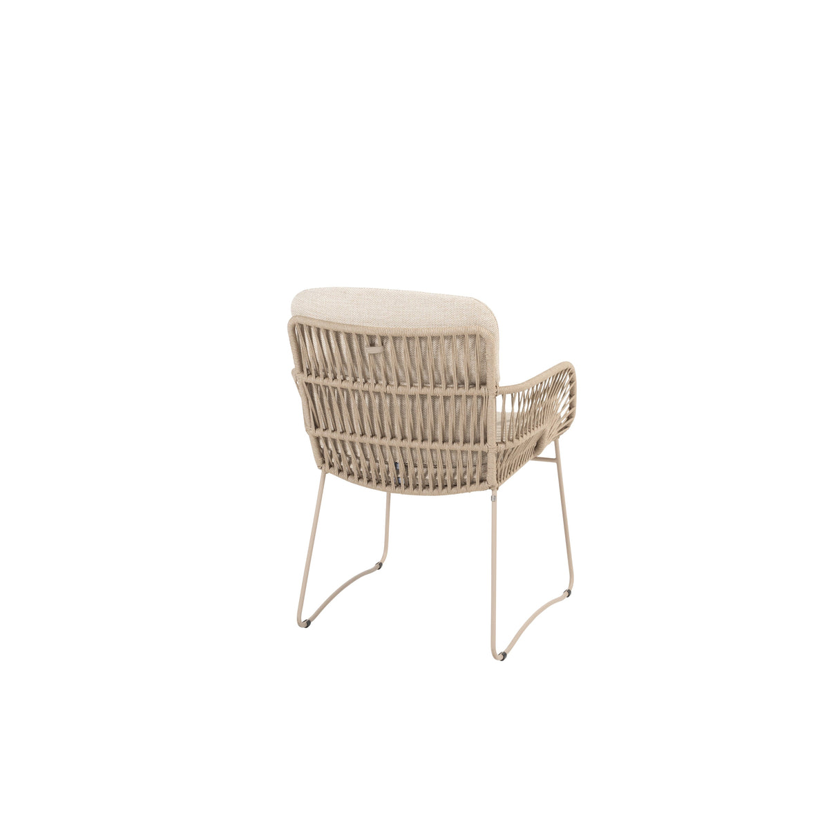 MURCIA DINING CHAIR | LATTE WITH 2 CUSHIONS