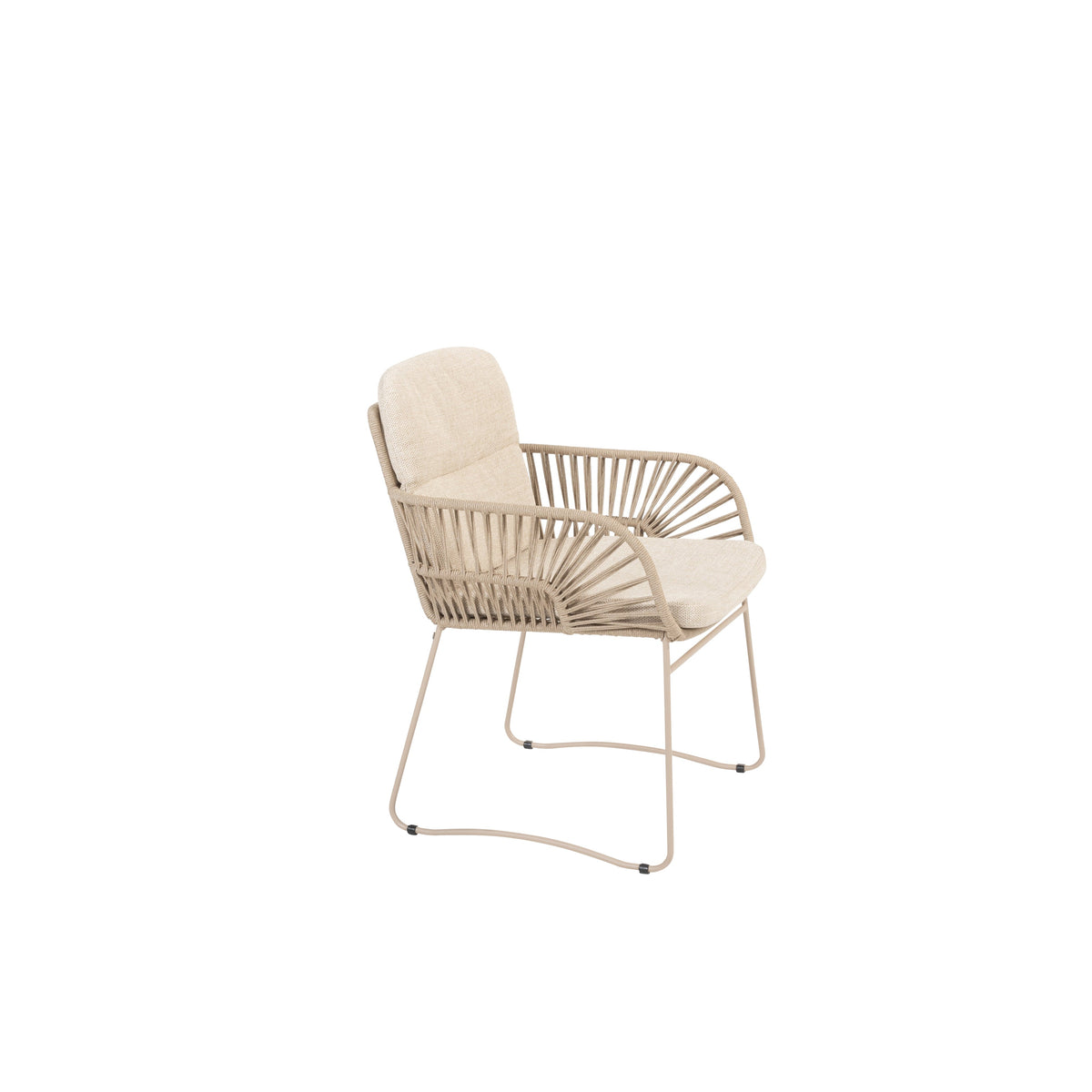 MURCIA DINING CHAIR | LATTE WITH 2 CUSHIONS