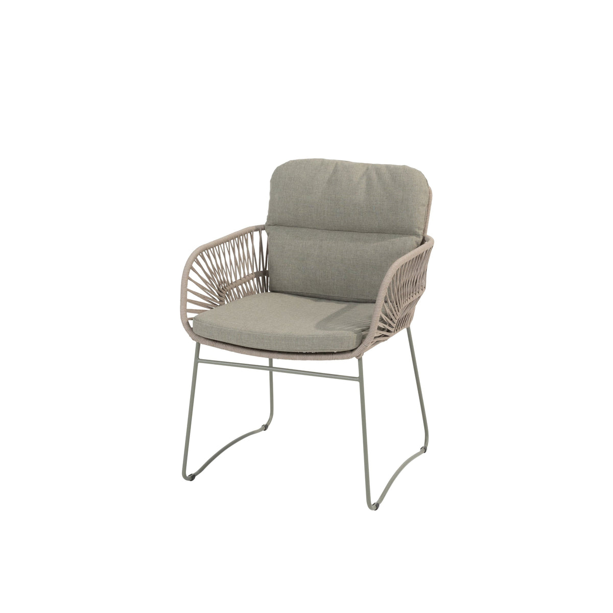 MURCIA DINGING CHAIR | OLIVE MET 2 KUSSENS
