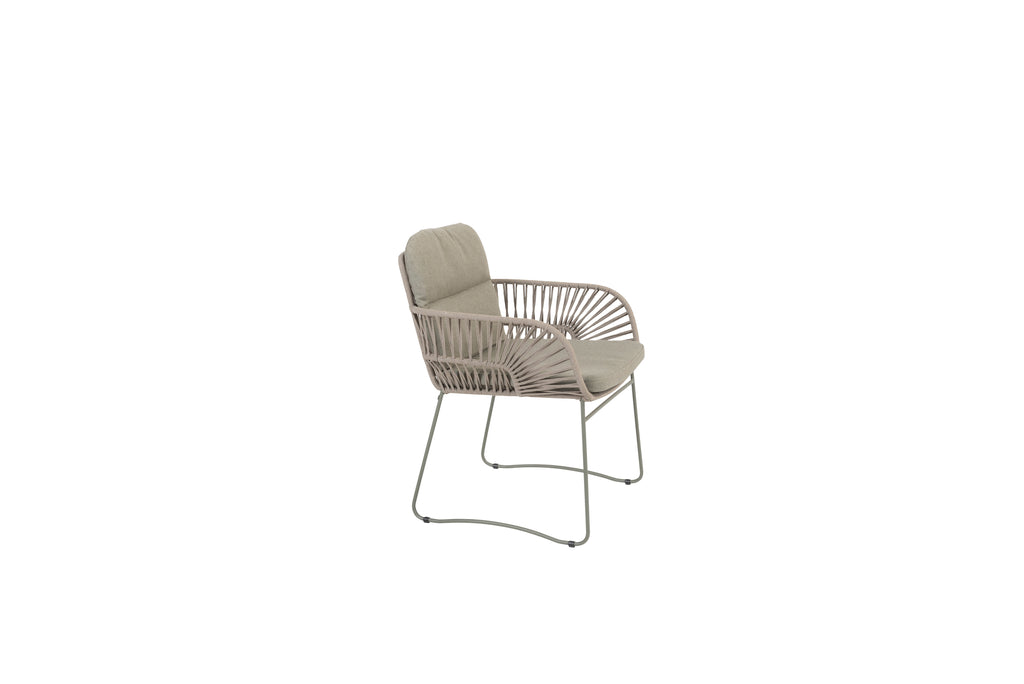 MURCIA DINGING CHAIR | OLIVE MET 2 KUSSENS