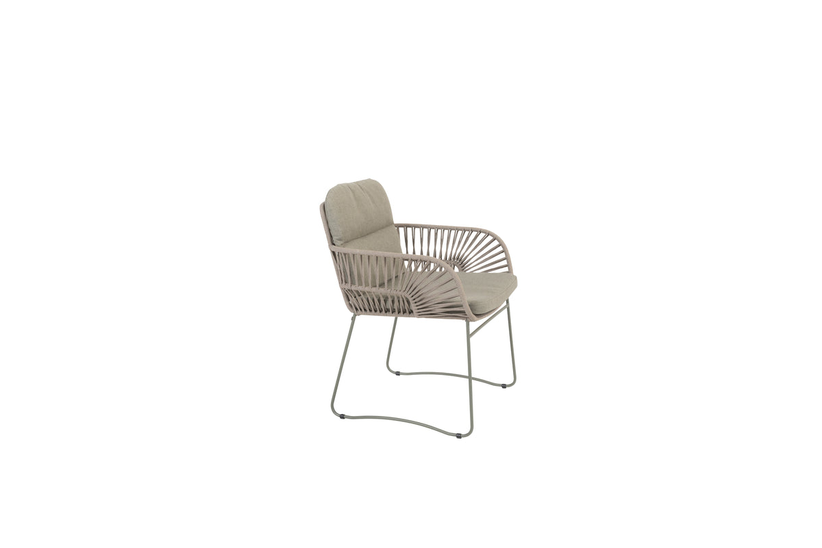 MURCIA DINGING CHAIR | OLIVE MET 2 KUSSENS