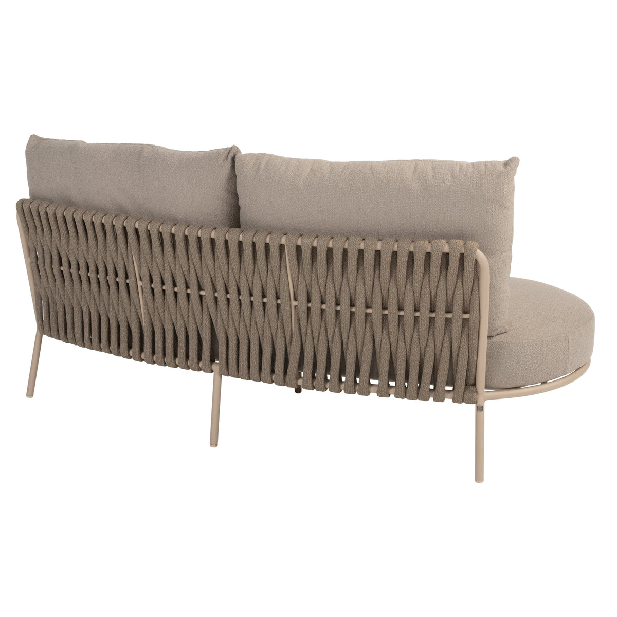 COMINO ORGANIC END MODULE RIGHT | LATTE WITH 3 CUSHIONS