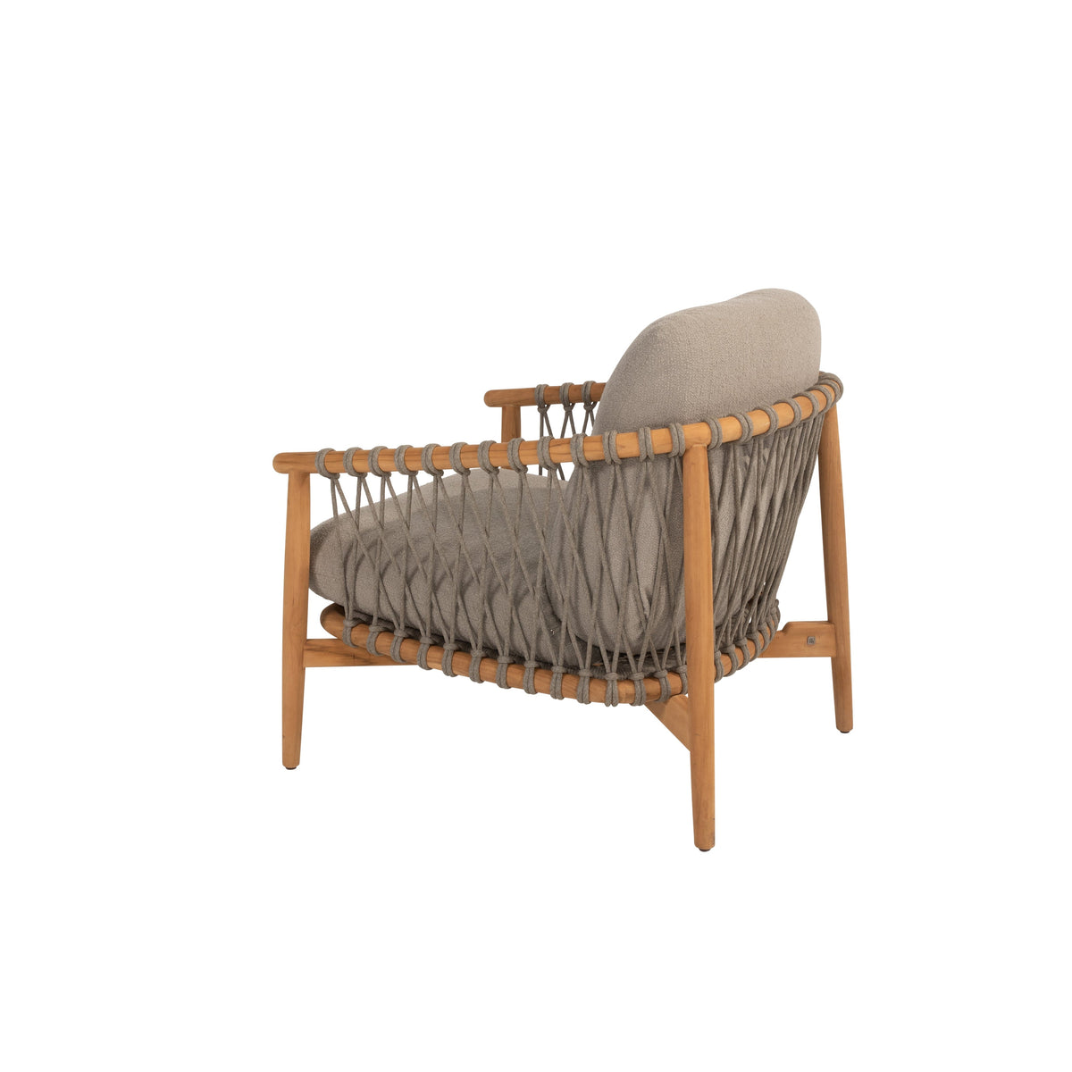 NORA LIVING CHAIR NATURAL TEAK | WITH CUSHION SET