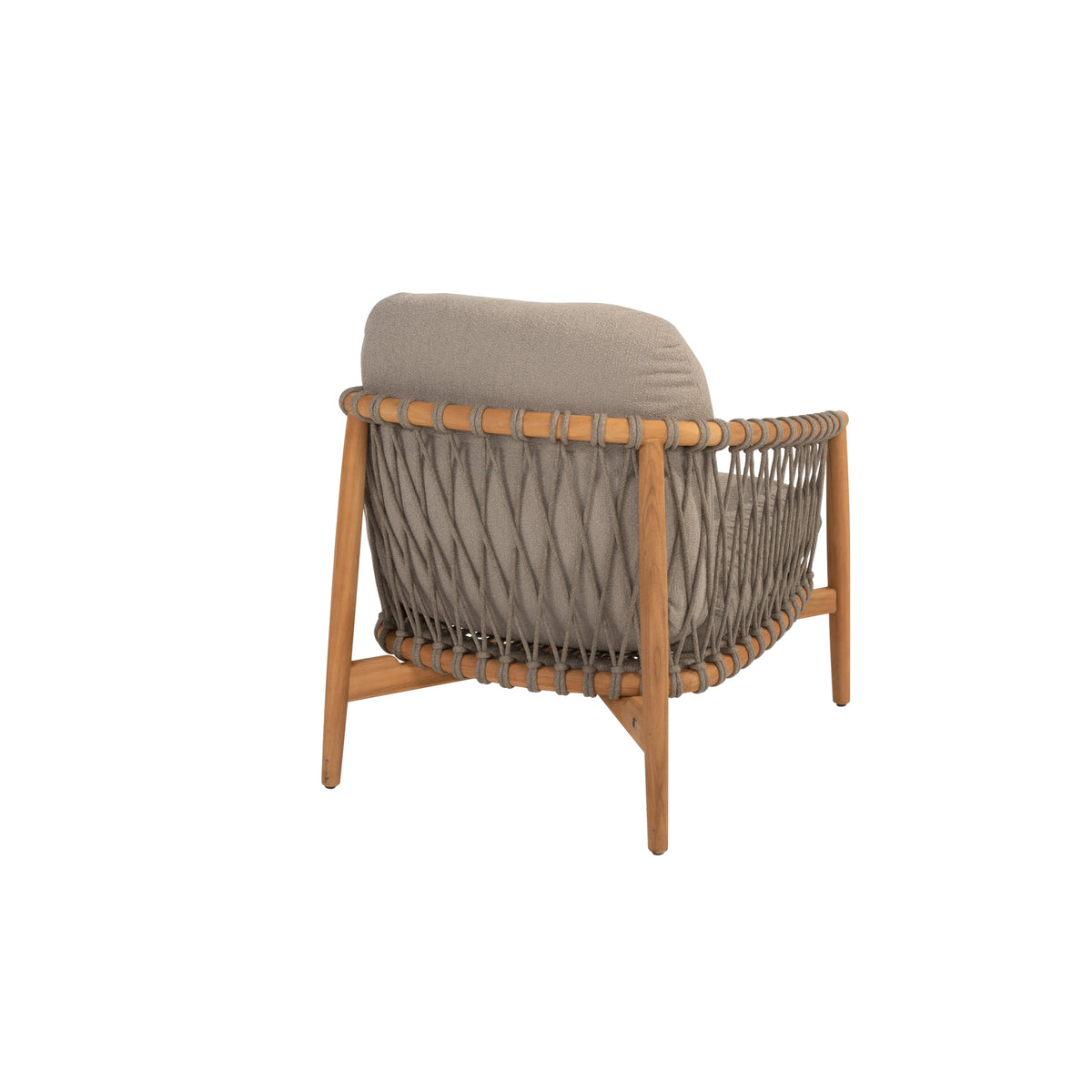 NORA LIVING CHAIR NATURAL TEAK | WITH CUSHION SET