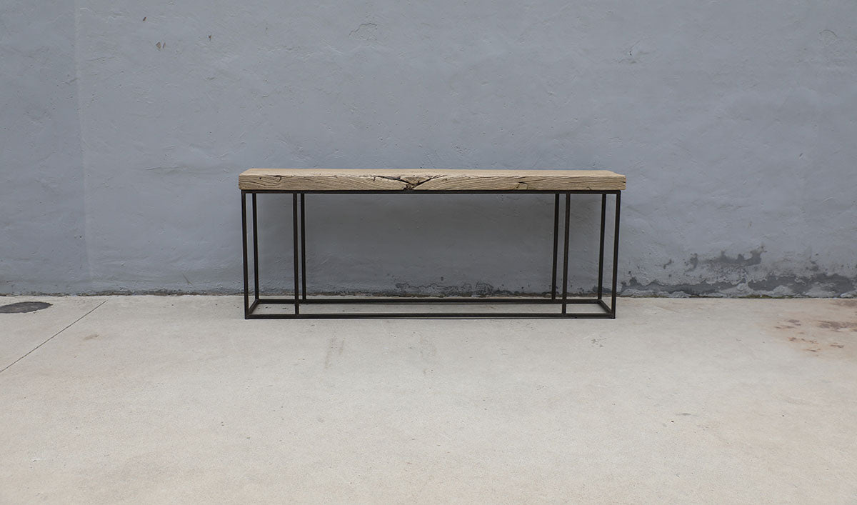 Wall table with iron base – image 2