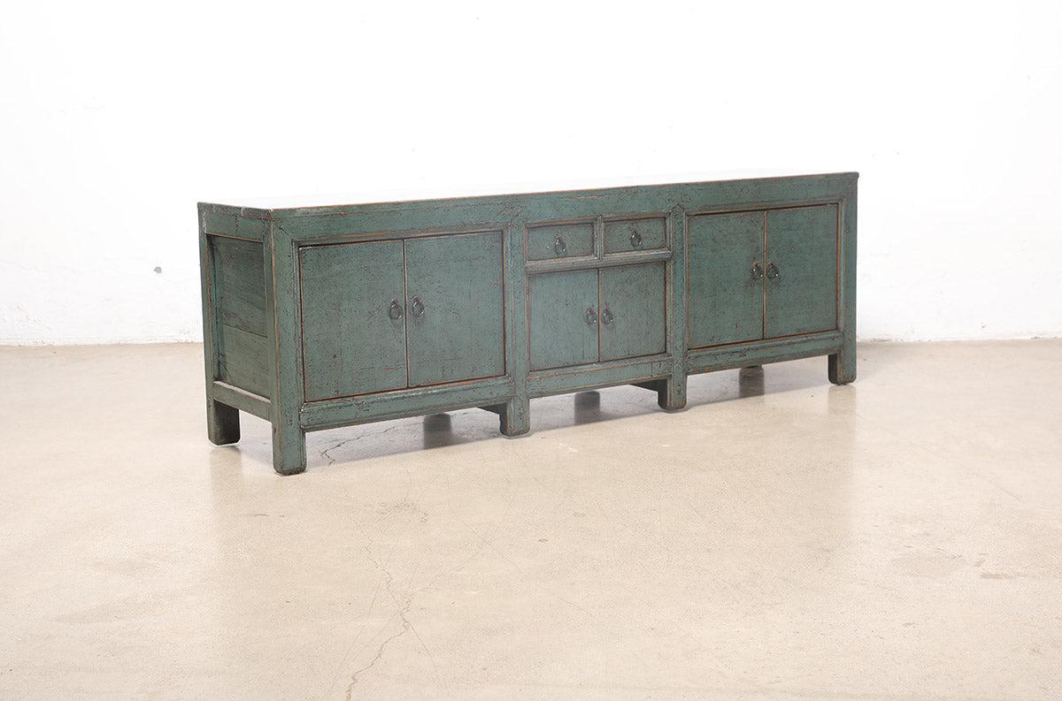 TV-meubel hoogglans blauw – image 2