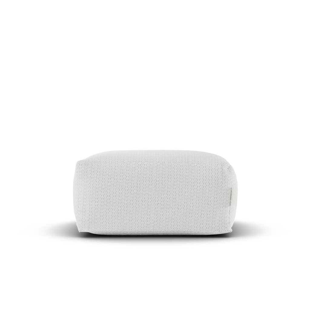 Laui Lounge™ - Boho Square Pouf White