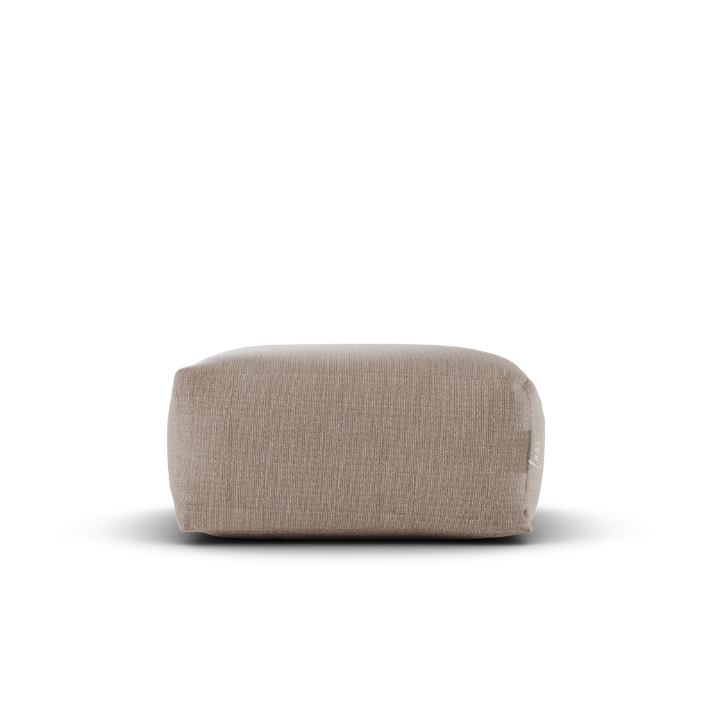 Laui Lounge™ - Boho Square Pouf Taupe