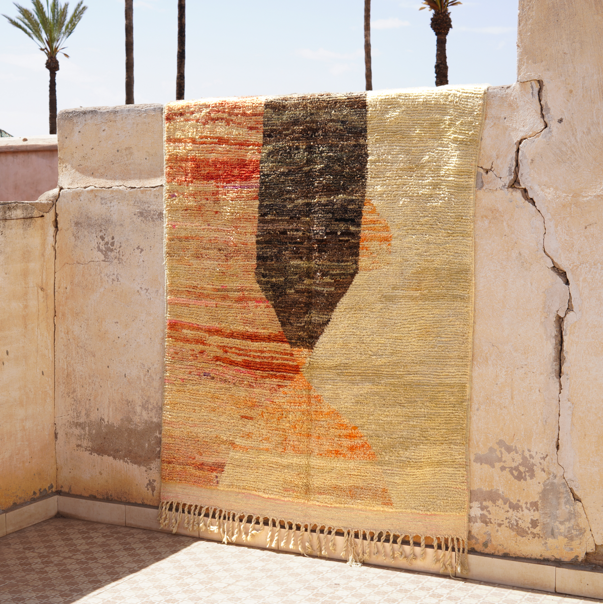 Wool Berber Moroccan Rug | (w)216 x (d)150 cm | #6162
