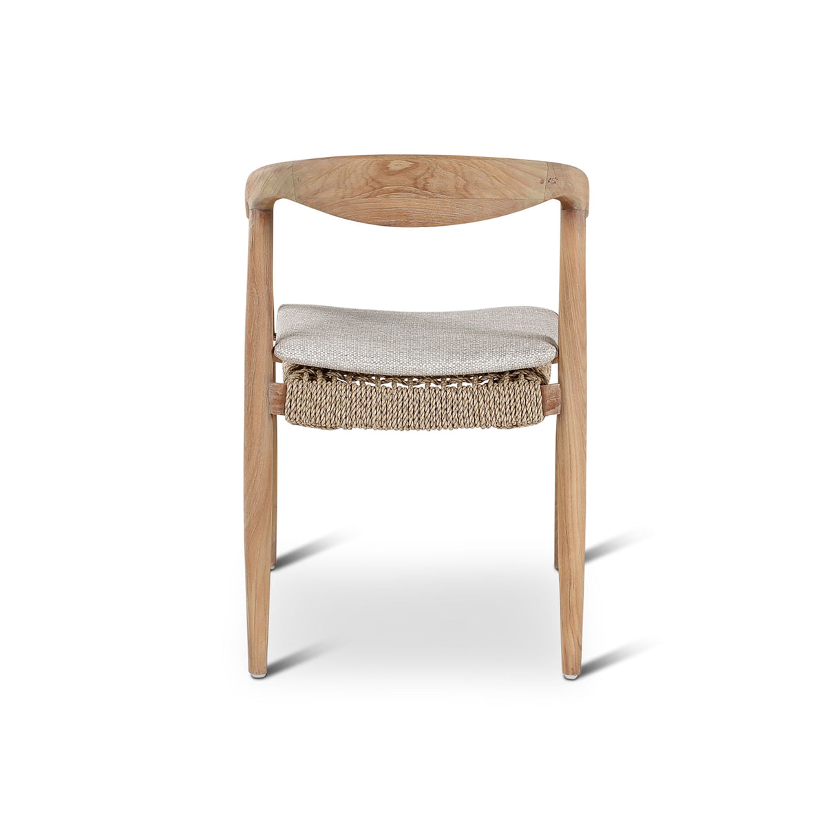 Anais Outdoor Armchair | Teak Natural | Cream Cushion | Castle Line