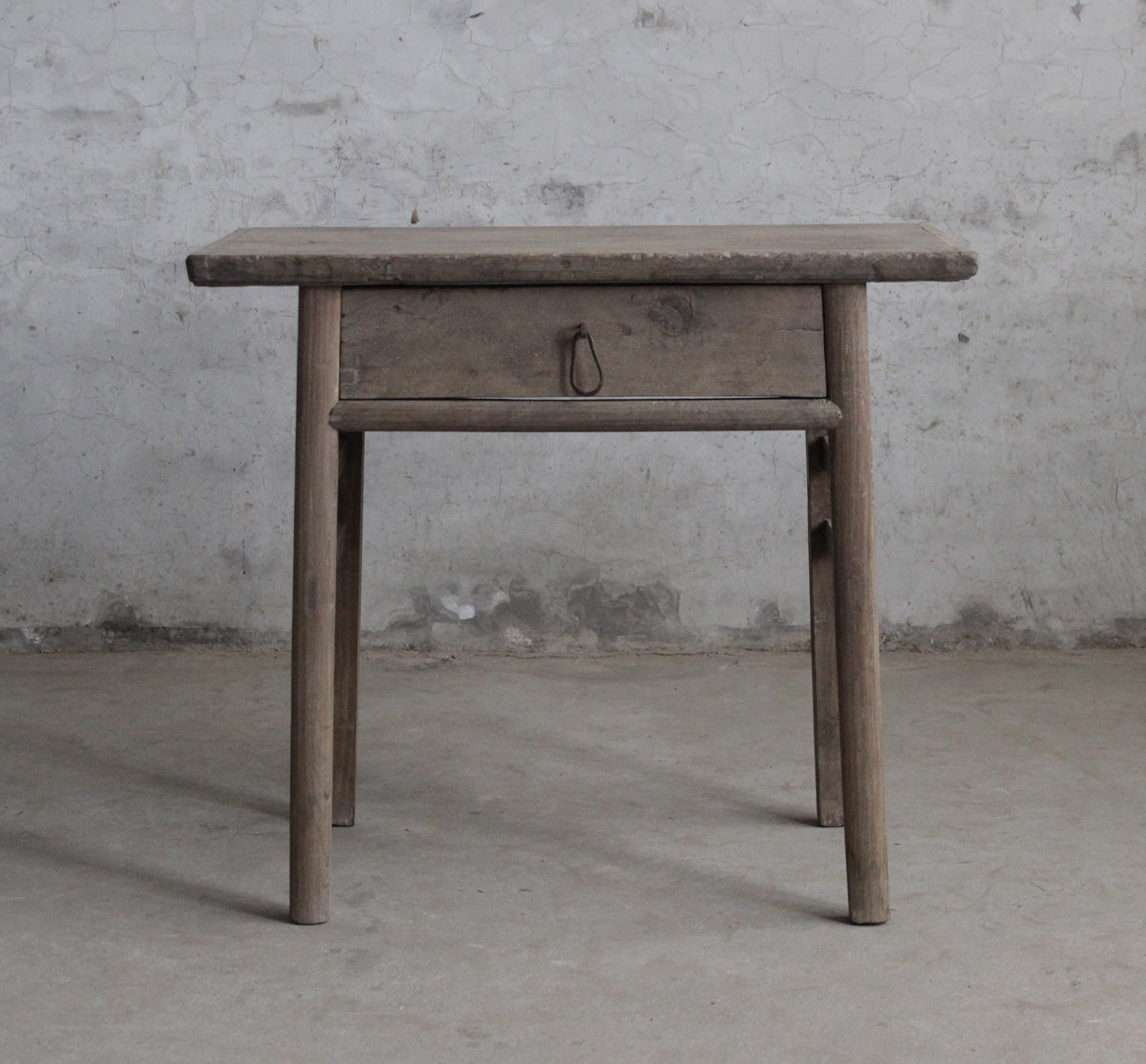 Walnut console table