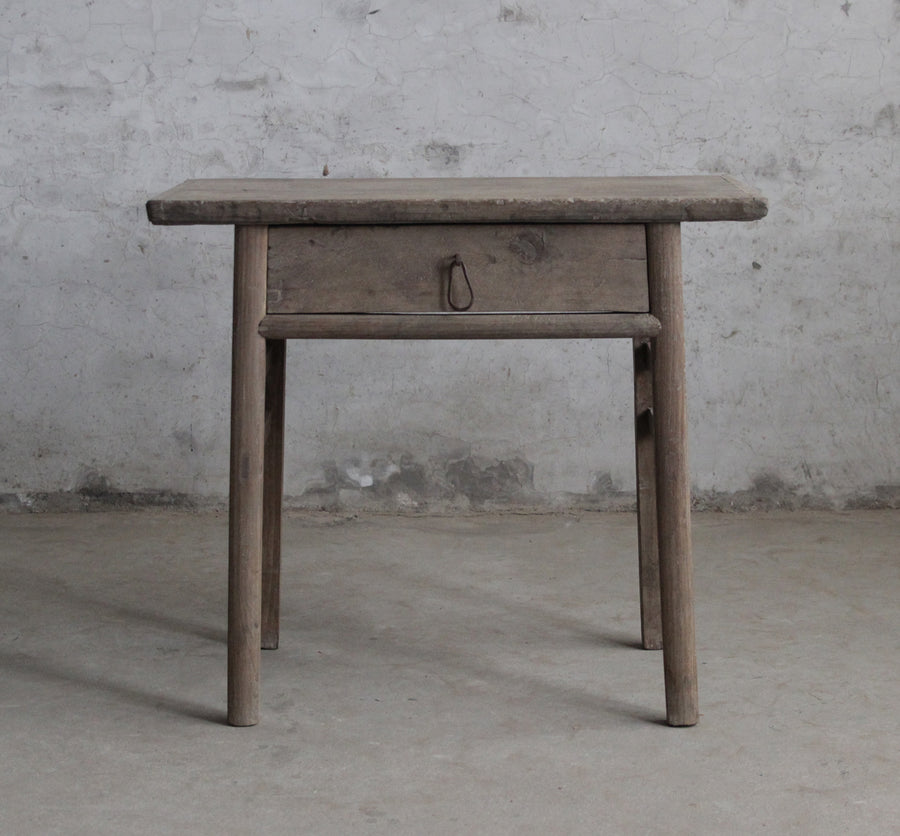 Walnut console table