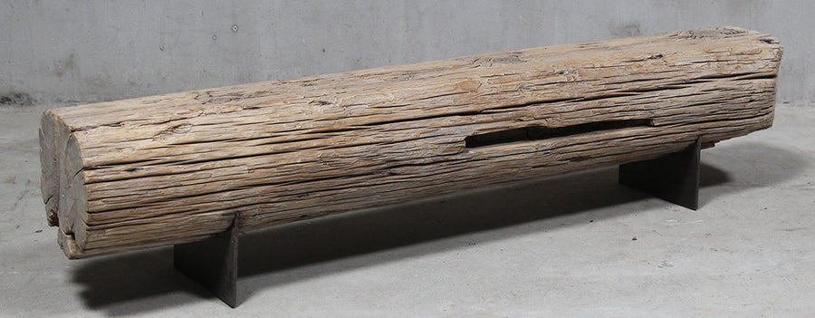 Bench tree trunk