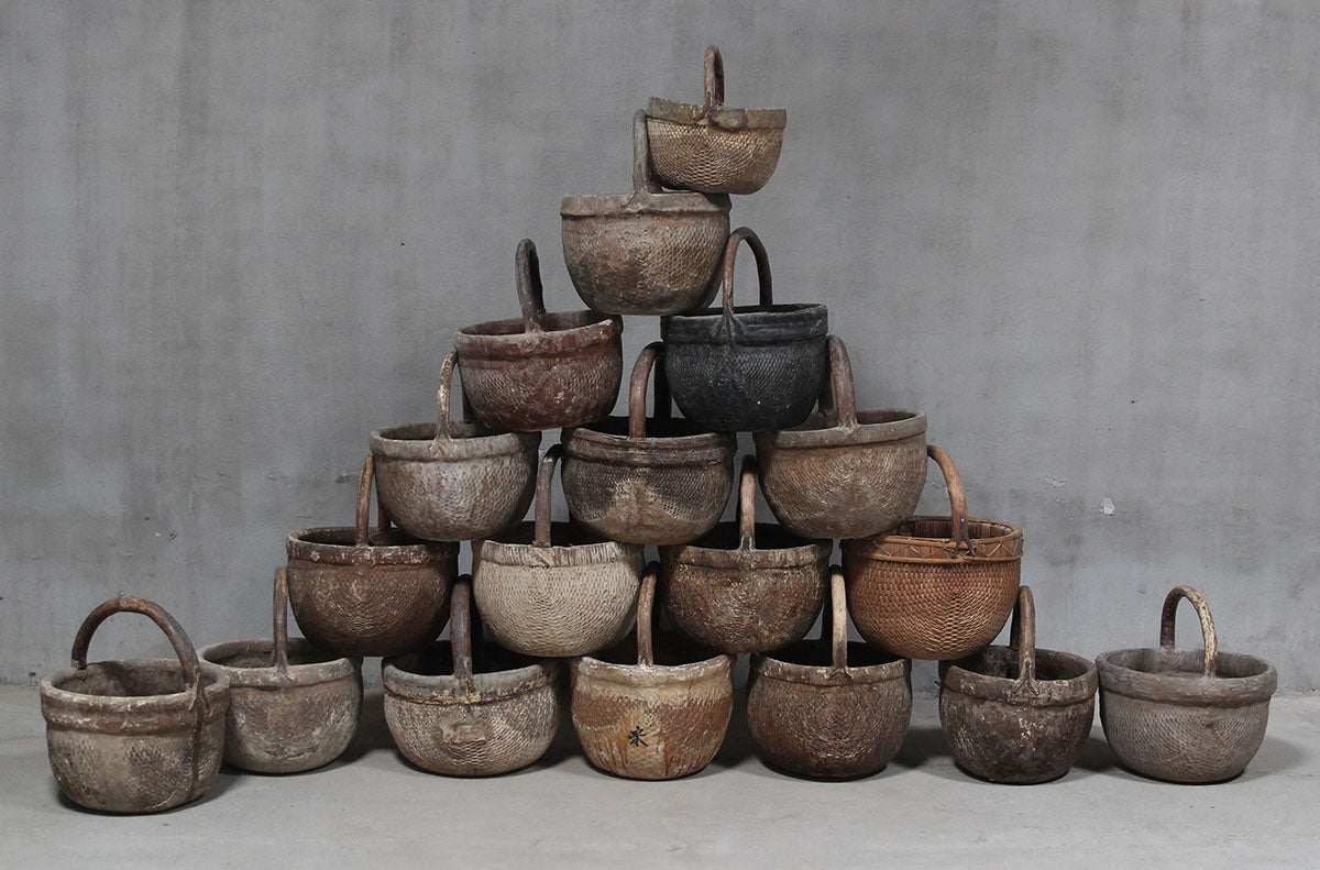 Straw baskets