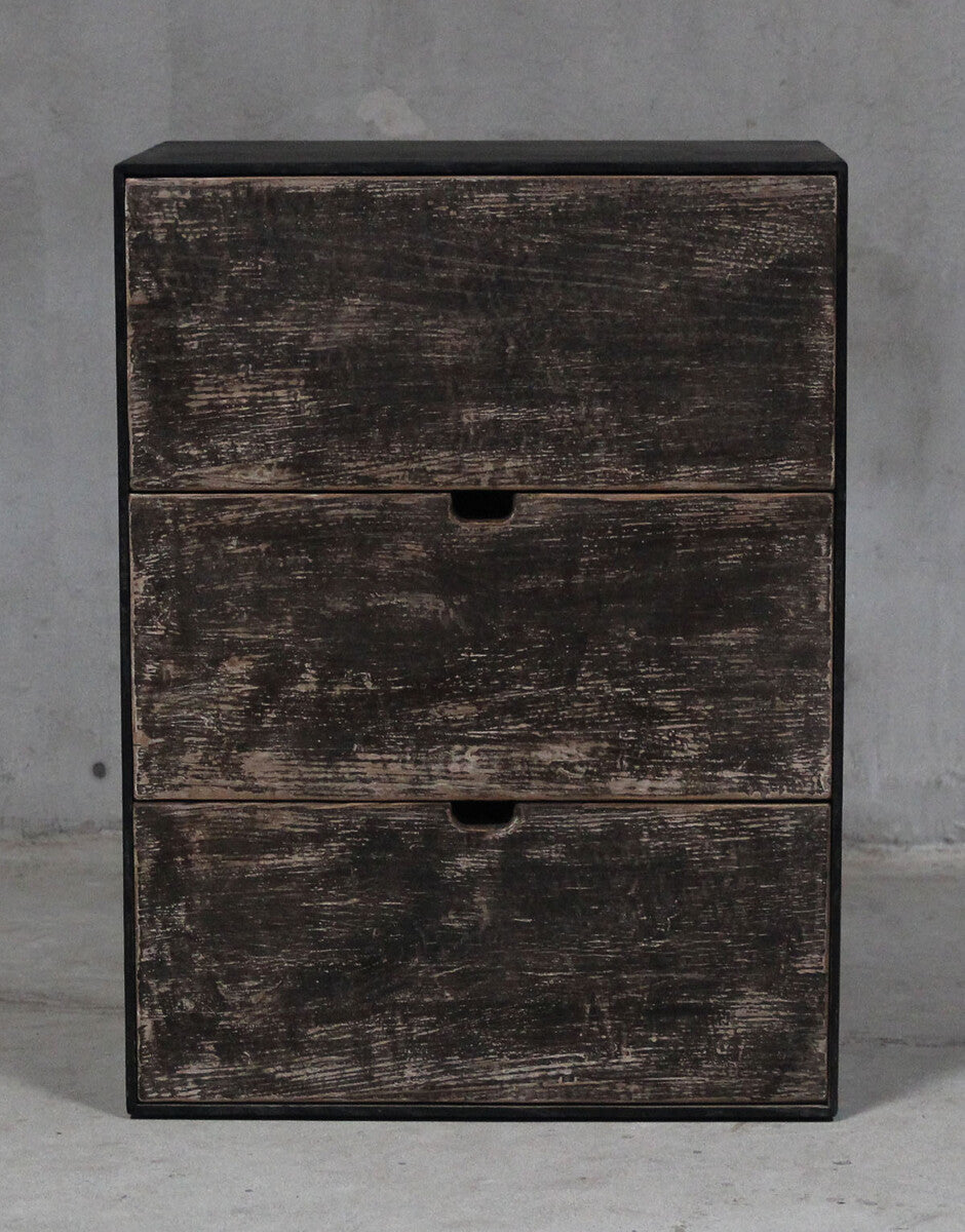 Bedside table 3 drawers – image 2