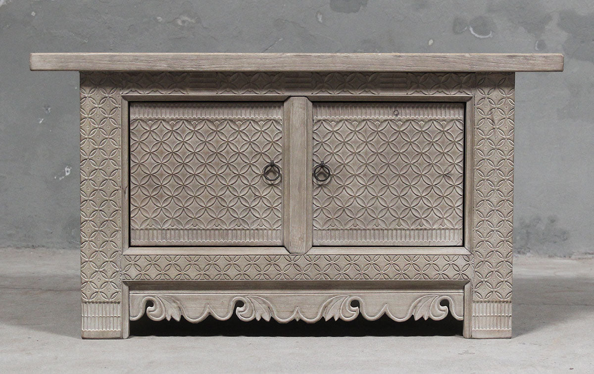 TV cabinet carving