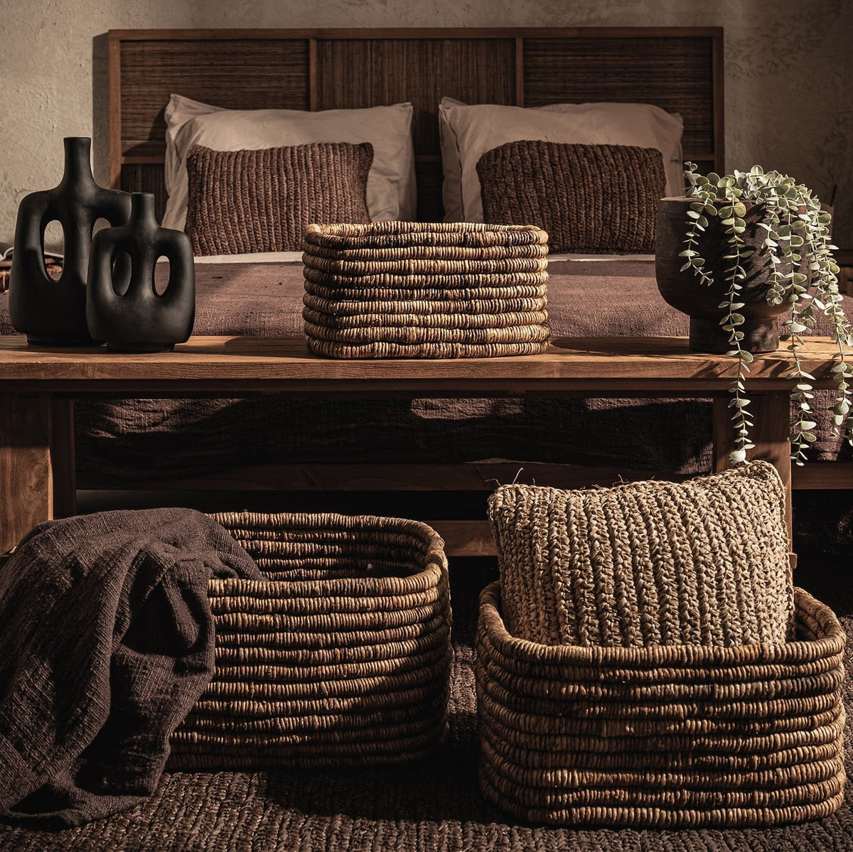 Bassa Rectangular Basket - Set of 3
