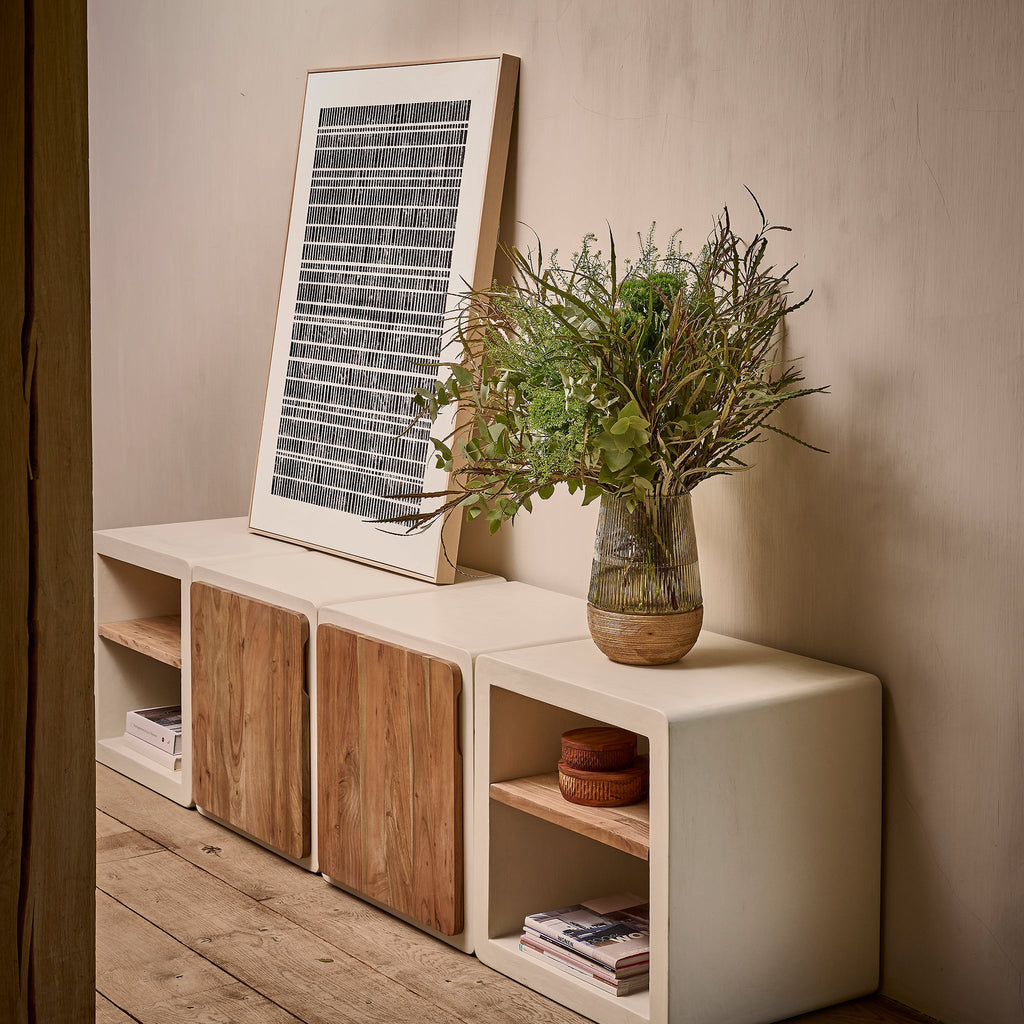 Blanche Wall Art | Canvas With Wood | 90x120cm