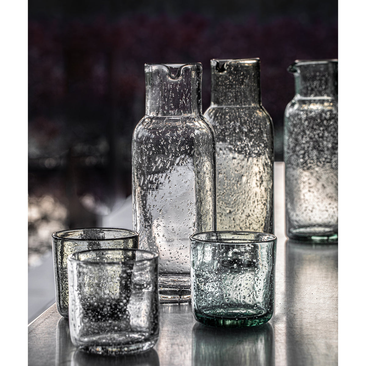 Bubble Tumbler Glass | Transparant | Ø8x8,2cm