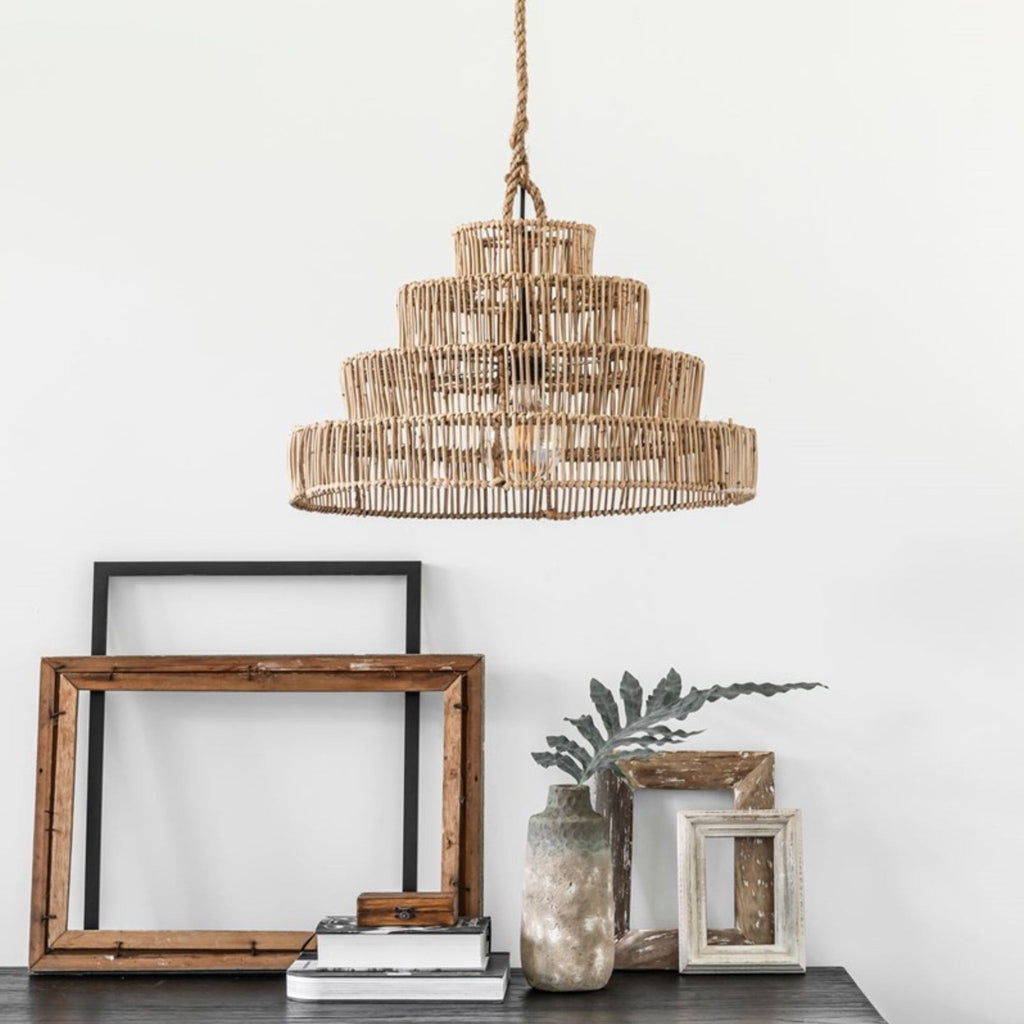 Cala Llonga Pendant Lamp | Natural Rattan | Ø50cm