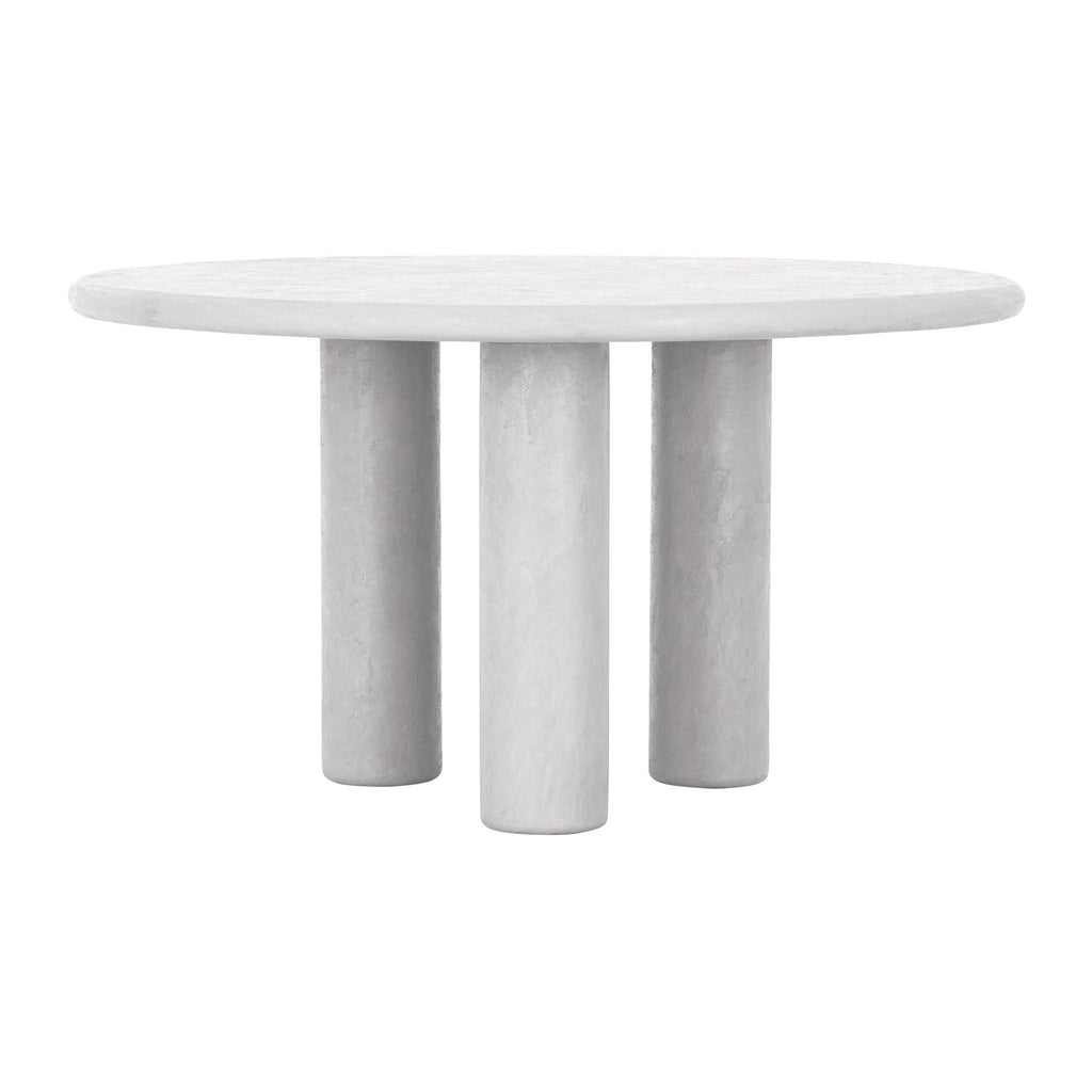 Clio Mortex Chalk Dining Table | Ø140cm