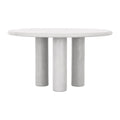 Clio Mortex Chalk Dining Table | Ø140cm