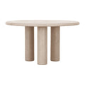Clio Mortex Sand Dining Table | Ø140cm