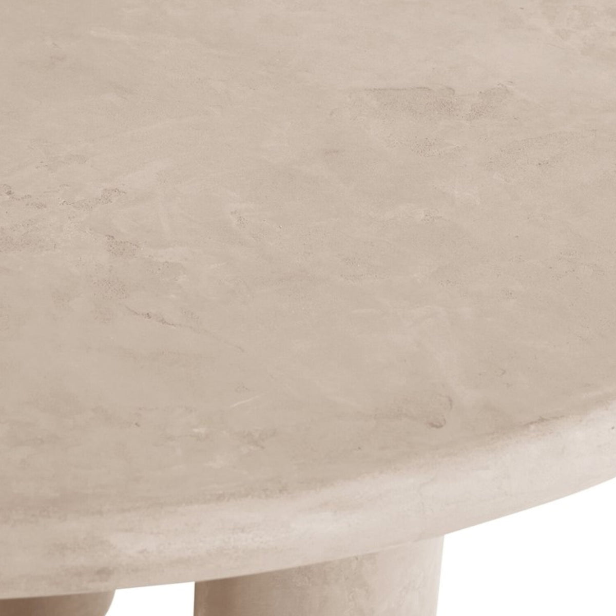Clio Mortex Sand Dining Table | Ø140cm