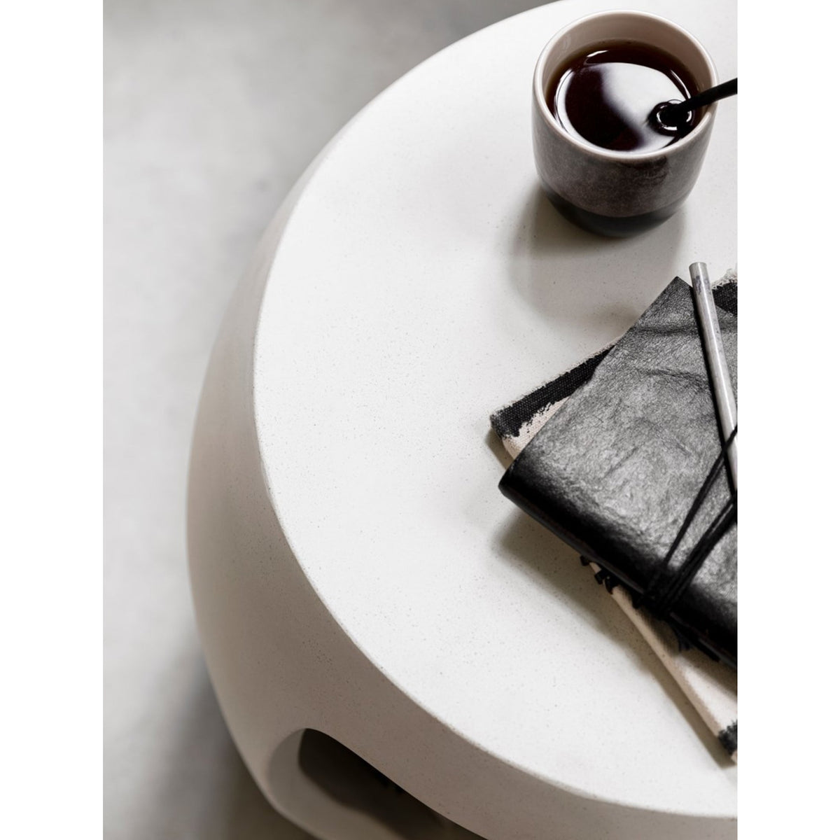 Coffee Table Murla Large | Fiber Cement White
