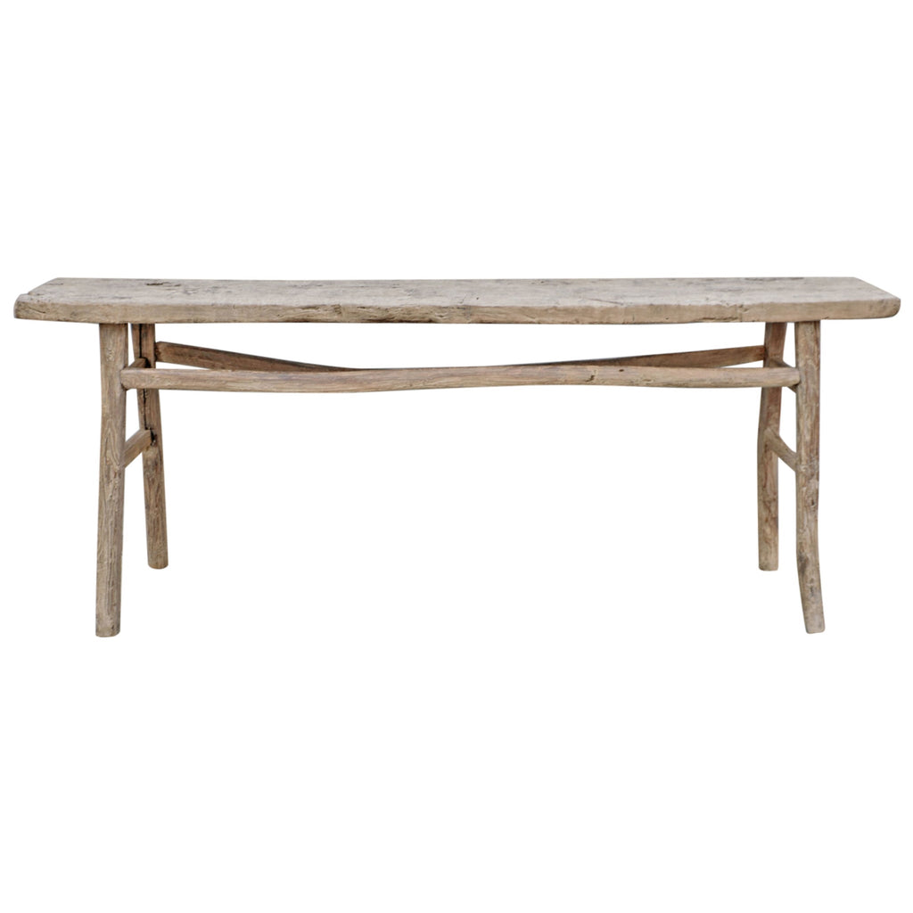 Elm Wood Console Table | 207x38x83cm | #009-0003