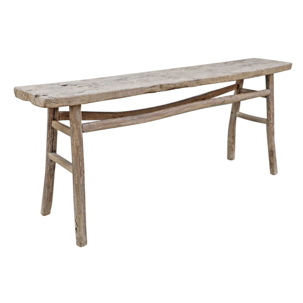 Elm Wood Console Table | 207x38x83cm | #009-0003
