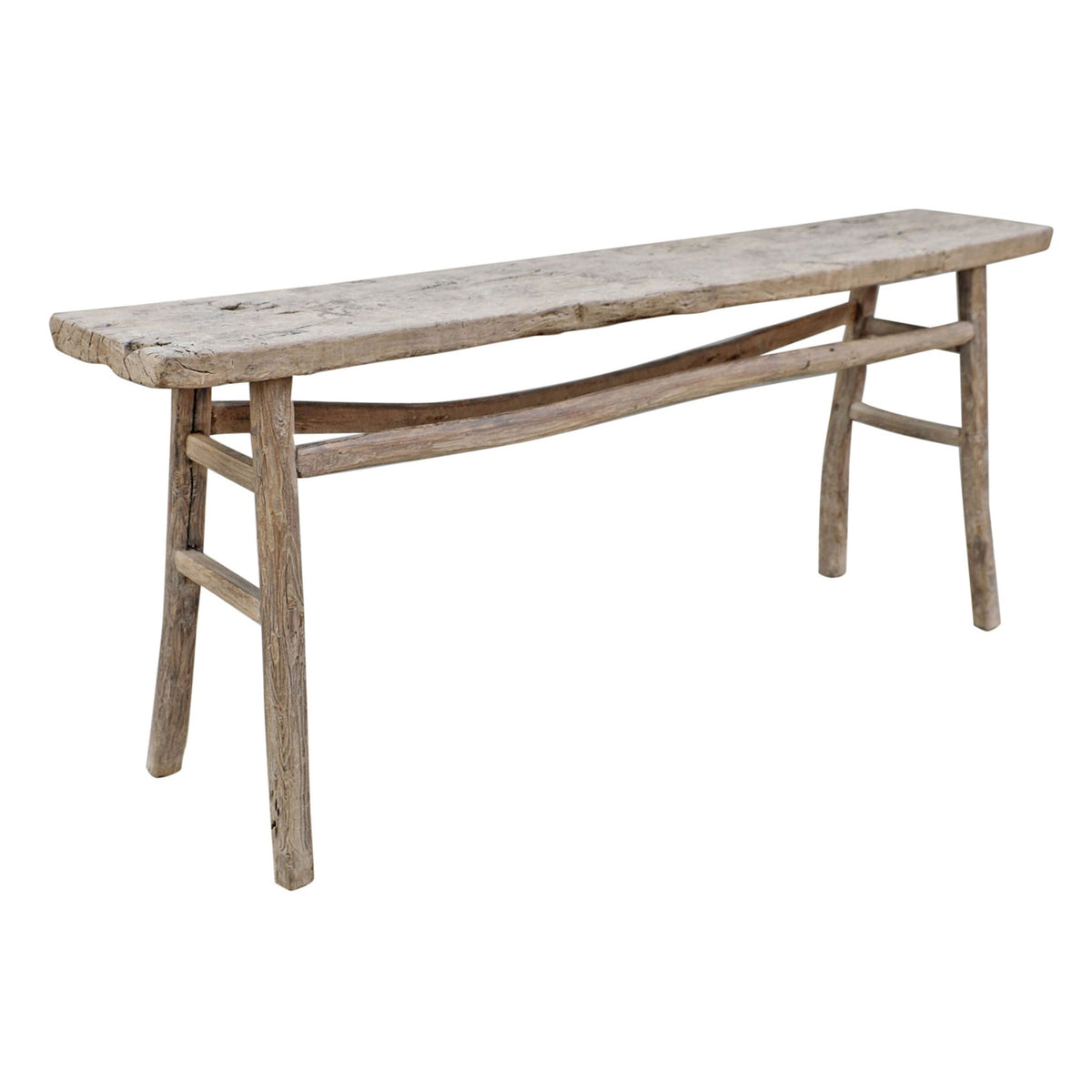 Elm Wood Console Table | 207x38x83cm | #009-0003
