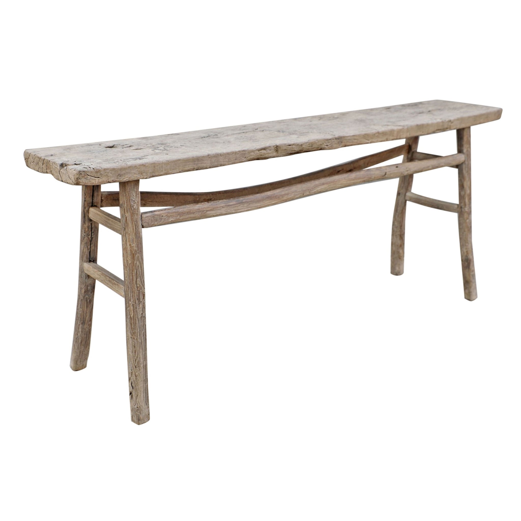 Elm Wood Console Table | 207x38x83cm | #009-0003