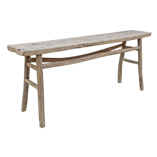 Elm Wood Console Table | 207x38x83cm | #009-0003