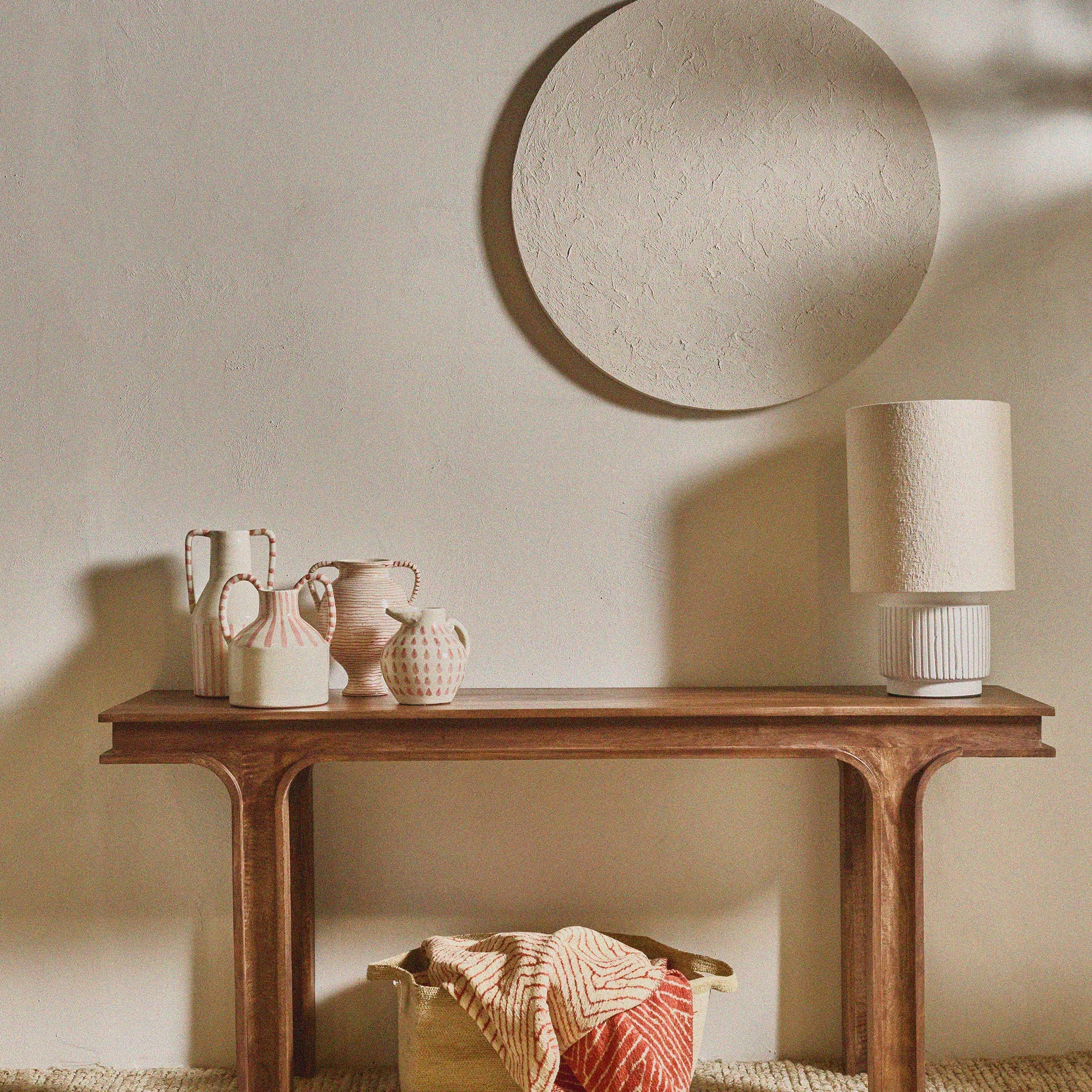 Cordoba Table Lamp | White | Ø18x31cm