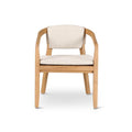 Elisa Outdoor Armchair | Teak Natural | Cream Cushion | Castle Line