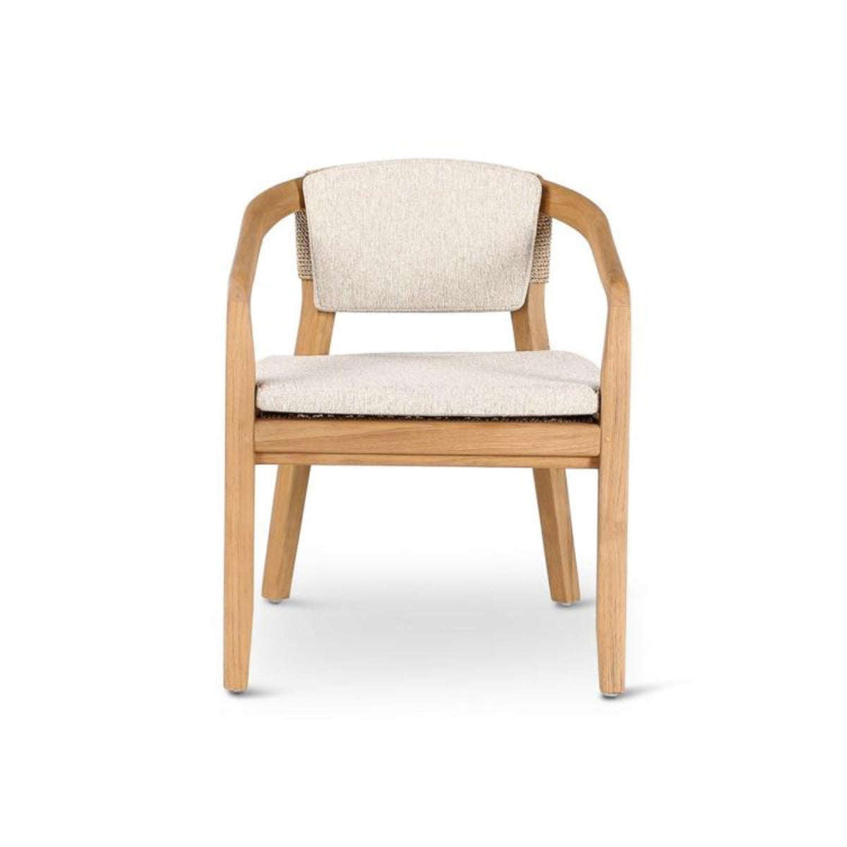 Elisa Outdoor Armchair | Teak Natural | Cream Cushion | Castle Line