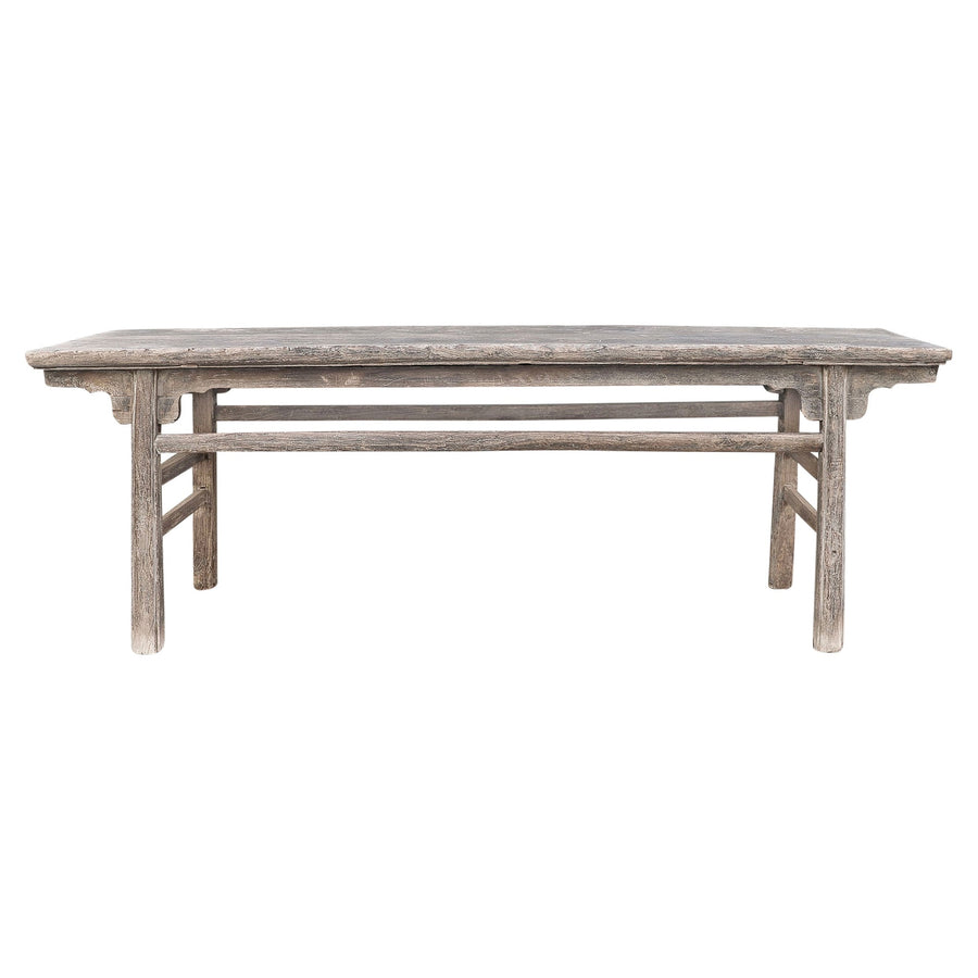 Mesa de consola de madera de olmo | 228x53x80cm | #009-0002