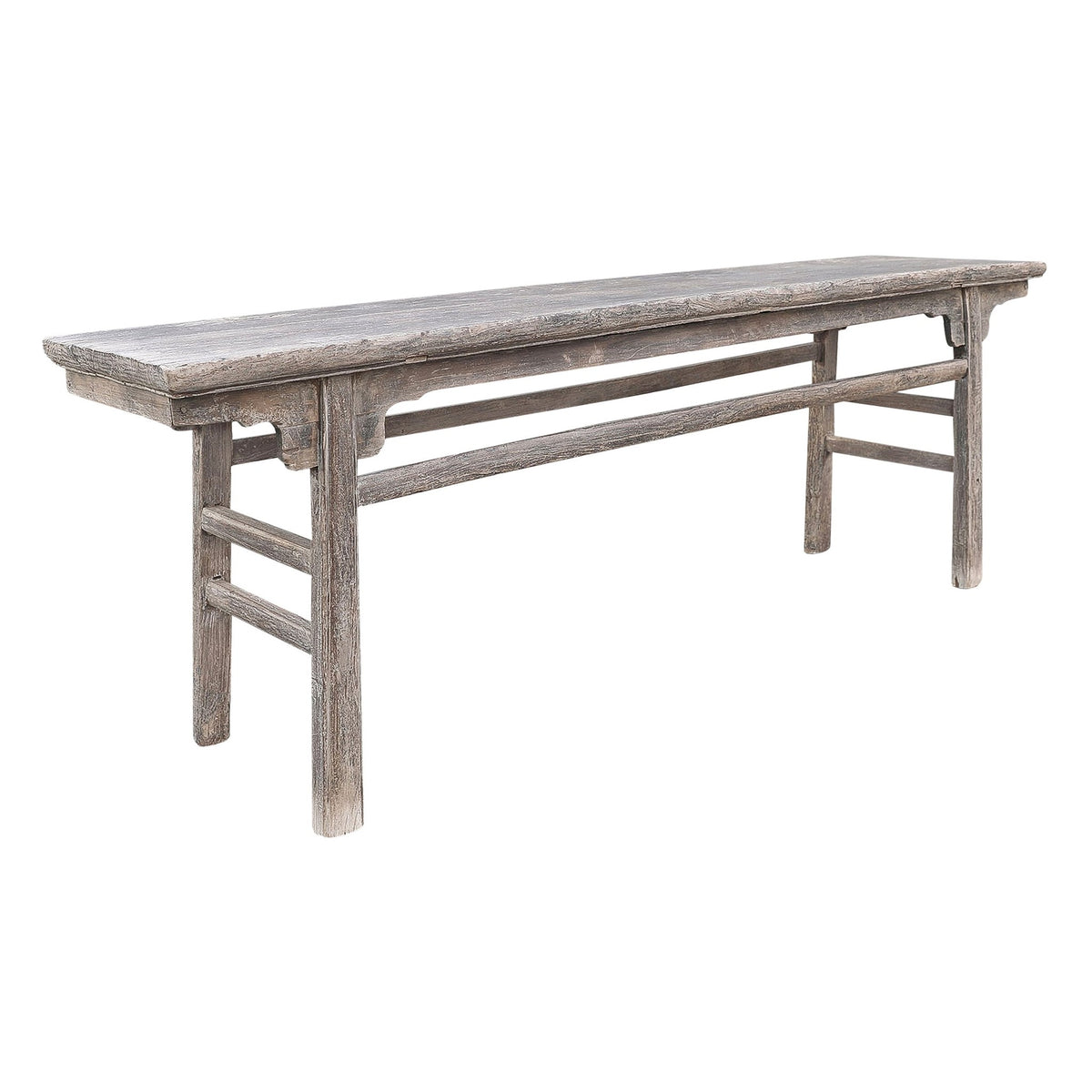 Elm Wood Console Table | 228x53x80cm | #009-0002