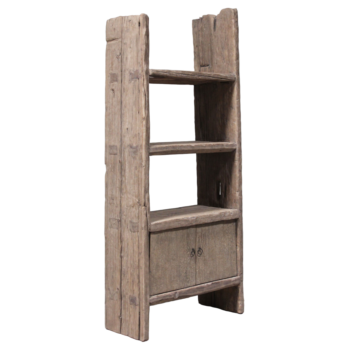 Elm Wood Rack 2 Doors | 82x40x200cm | #009-0012