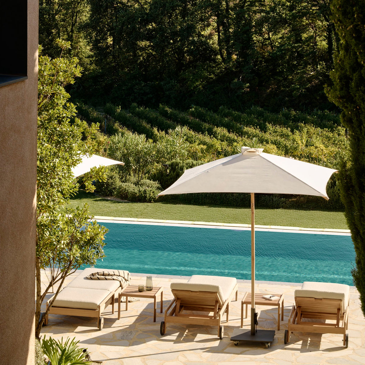 Ethnicraft | Jack outdoor adjustable lounger | Natural