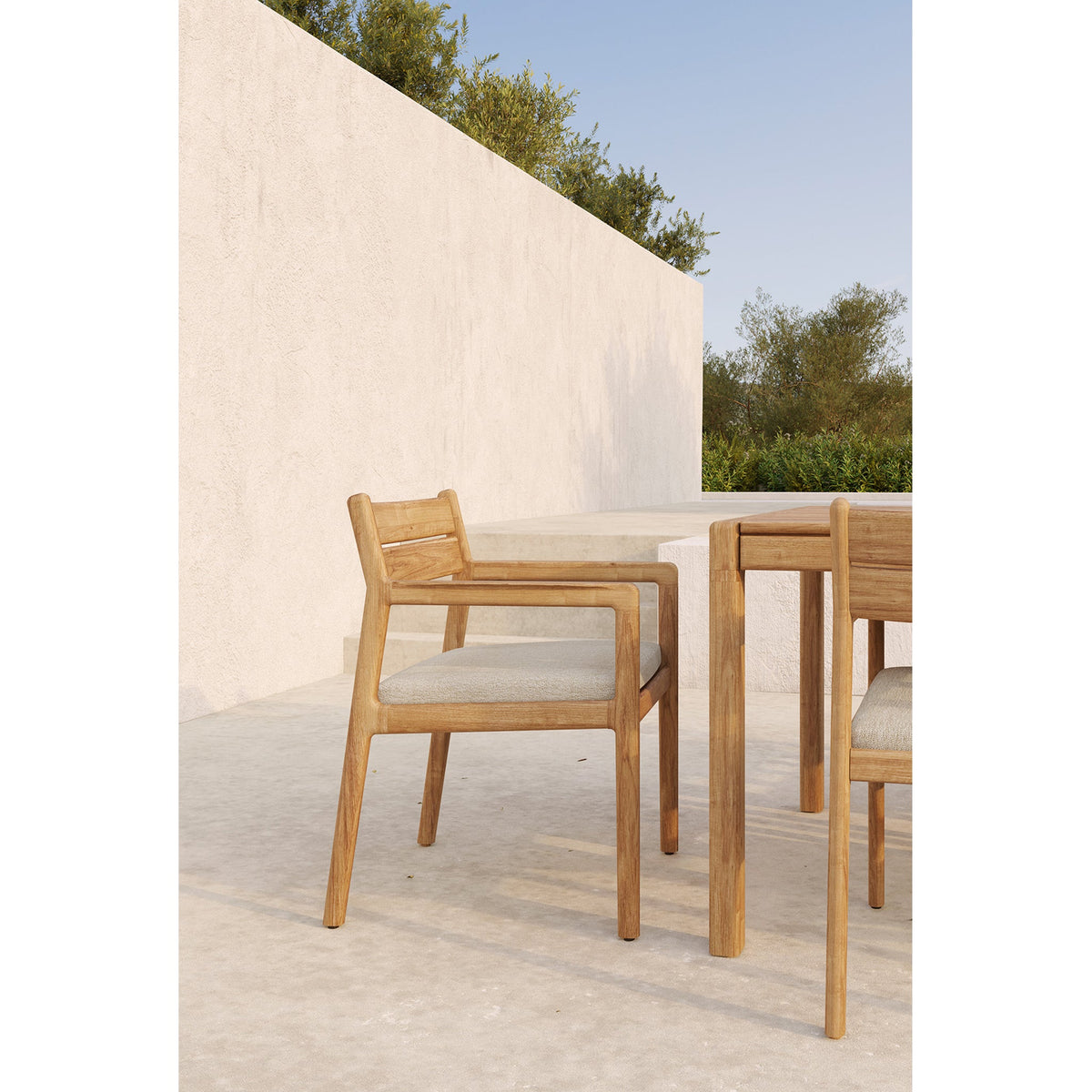 Ethnicraft | Jack outdoor dining chair | Natural