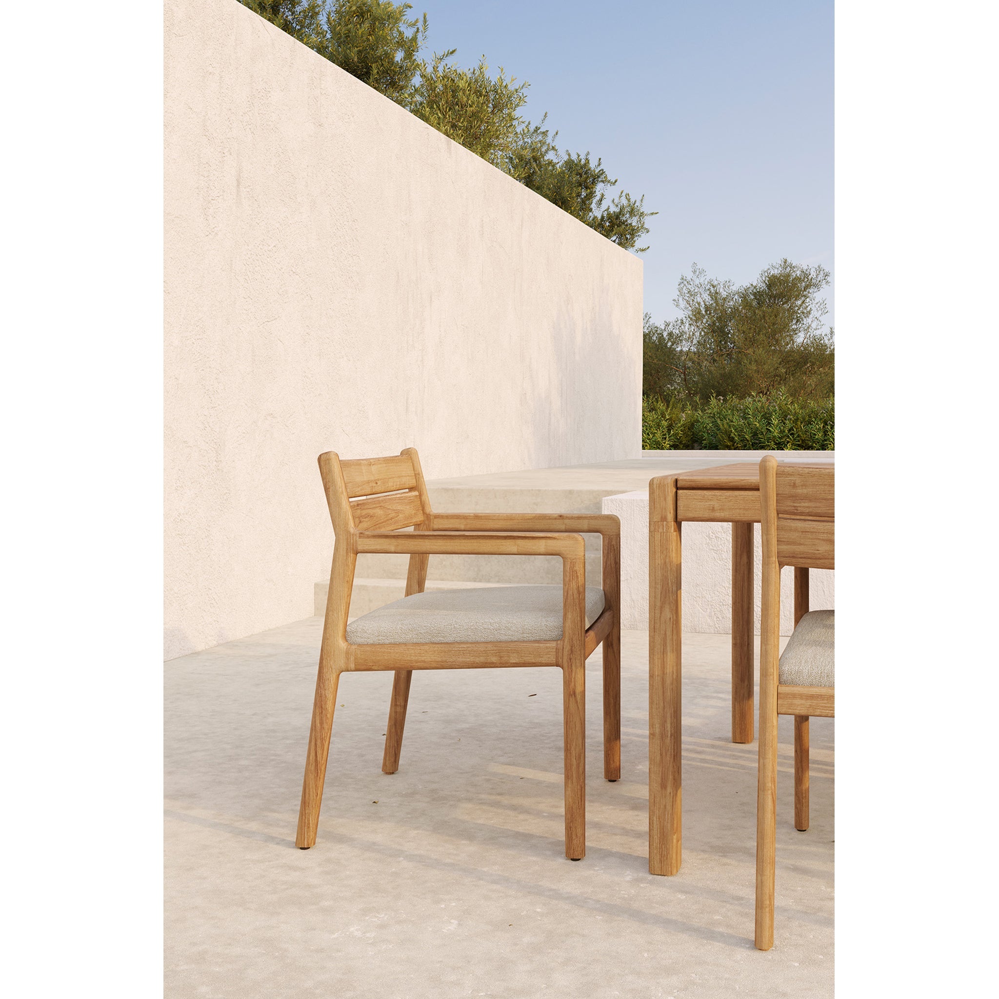 Ethnicraft | Jack outdoor dining chair | Natural