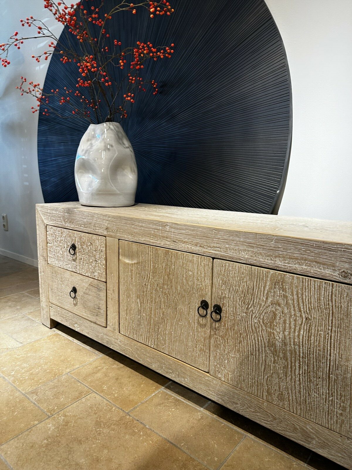 TV cabinet 2 drawers 2 doors – image 2