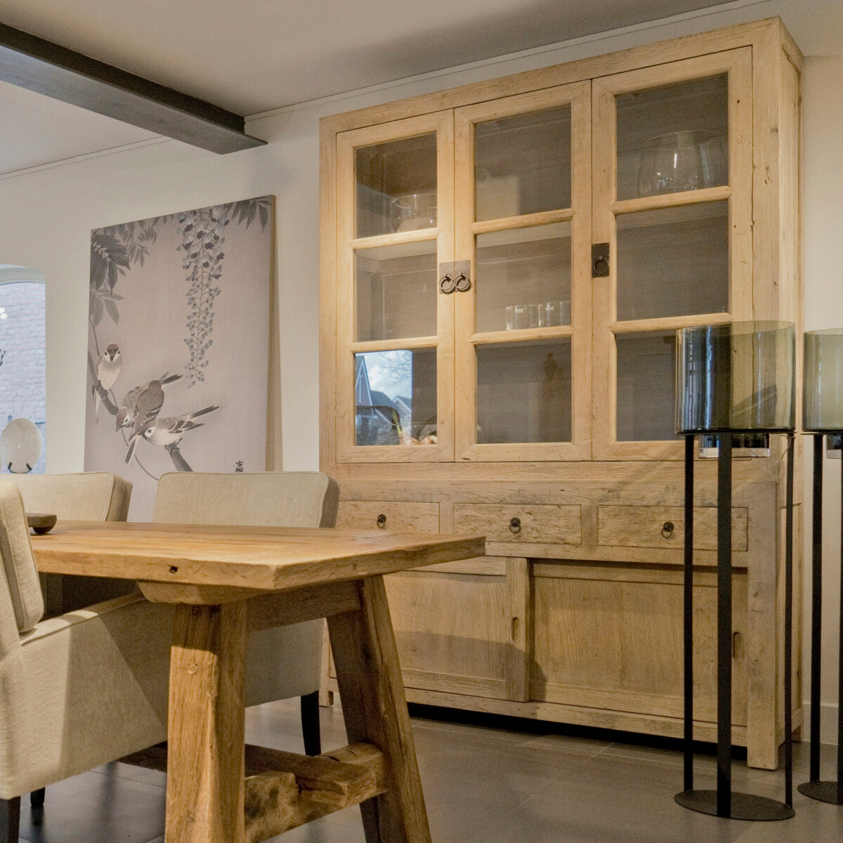 Cabinet Mireille 130 sliding doors CLASSIC Natural – image 2