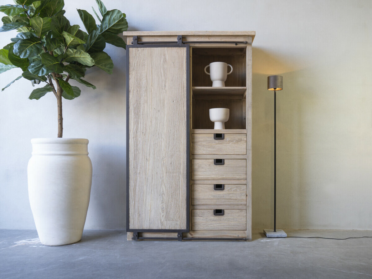 Cabinet BARN Olm 120 Natural