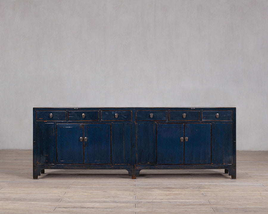 Vintage blue sideboard