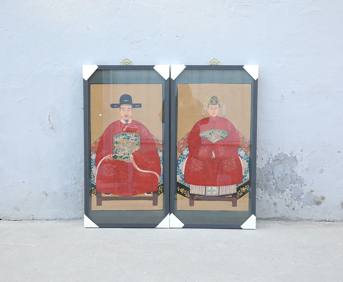 Hand painted painting set