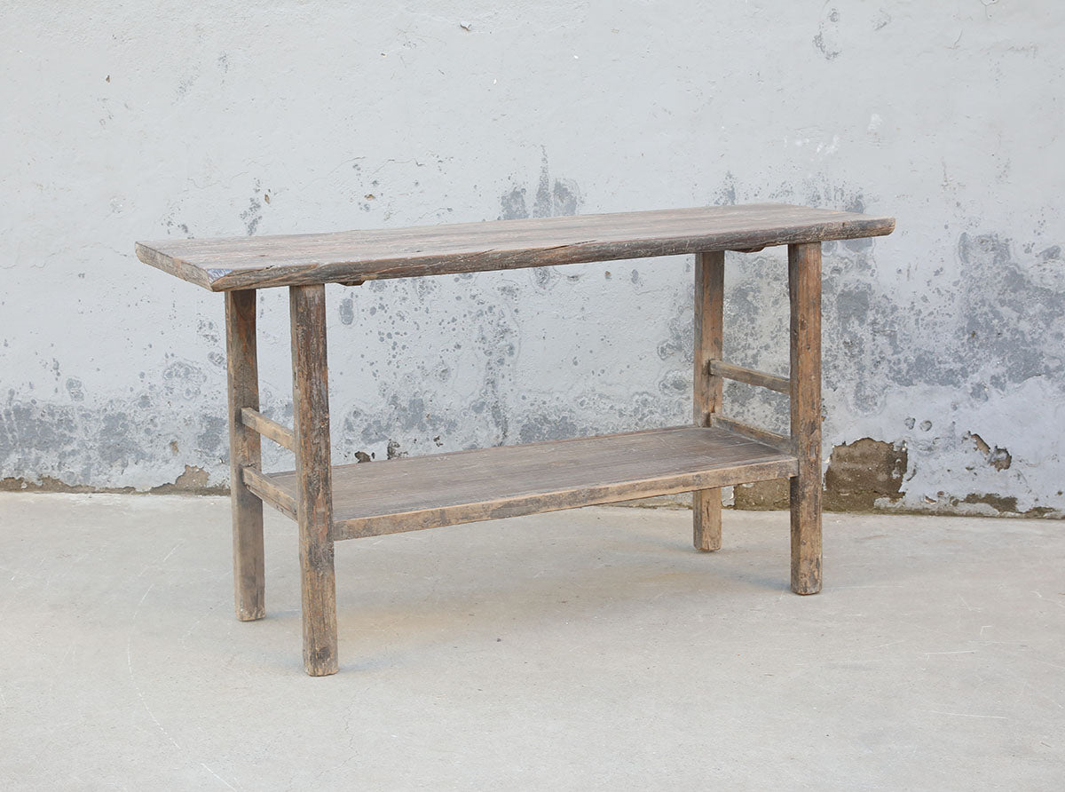 Wall table with bottom shelf – image 2